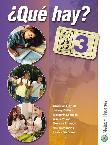 Que Hay? Bk 3 Christine Haylett et al by Nelson Thorne