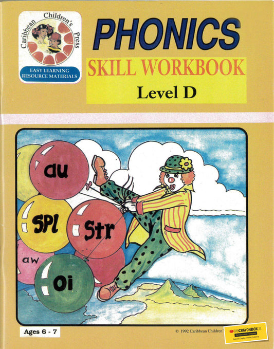 CCP Phonics Skills Workbook Level D*